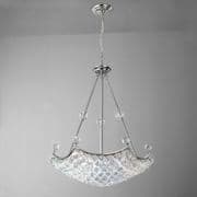 Cranage 10 Light Pendant in Polished Chrome with Crystal Spheres