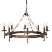 Cromwell 8 Light Medieval Style Chandelier in an Old Bronze Finish - ELSTEAD CW8