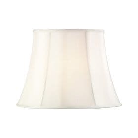 Culcheth Hexagonal Cream Fabric Shade (35.5cm)