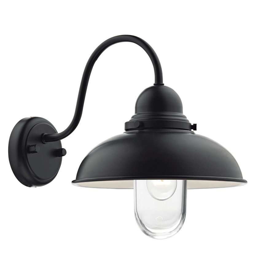 Dynamo Outdoor Wall Light finished in Matt Black, IP44 Rated - där DYN0722