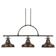 Emery 3 Light Isle Pendant in Palladian Bronze with Glass Diffusers - QUOIZEL QZ/EMERY3/P PN