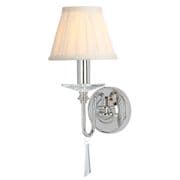 Finsbury Park Single Wall Light in Polished Nickel and Cut Glass - ELSTEAD FP1 PN