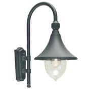 Firenze Wall Lantern in a Black Finish with a Polycarbonate Lens IP54 - NORLYS F2 BLACK