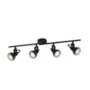 Focus 4 Light Spot Light Bar in a Black Finish - SEARCHLIGHT 1544BK