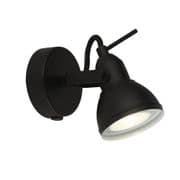 Focus Single Spot Light in a Black Finish - SEARCHLIGHT 1541BK