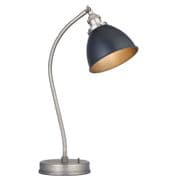 Franklin Task/Table Lamp in a Matt Black and Pewter Finish - ENDON 98752