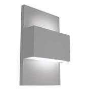 Geneve Up and Down Wall Light in an Aluminium finish IP54 - NORLYS GENEVE E27 ALU