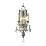 Gianna 3 Light Wall Light in a Gilded Silver Finish and Crystal Decoration - FEISS FE/GIANNA3W