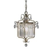 Gianna Dual-Mount Single Pendant in a Gilded Silver Finish and Crystal Decoration - FEISS FE/GIANNA1C