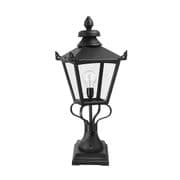 Grampian Newel Lantern in Cast Aluminium finish in Black IP23 Rated - ELSTEAD GN1