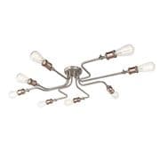 Hal 8 Light Fitting in Aged Copper and Aged Pewter - ENDON 81610