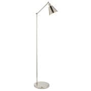 Hal Floor Lamp in Polished Nickel with an Adjustable Arm and Head - ENDON 97835