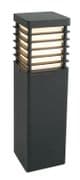 Halmstad Medium Bollard finished in Black IP65 - NORLYS H/STAD M E27 BLK