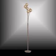 Hamburg 6 Light Floor Lamp in a Gold/Rust Finish