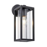 Hamden Outdoor Wall Light in a Textured Black Finish with Clear Glass IP44 Rated - ENDON 96917