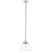 Hansen Single Pendant in Polished Chrome with a Glass Shade - ENDON 97588