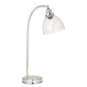 Hansen Table Lamp in Polished Chrome with a Glass Shade - ENDON 97590