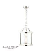 Harrington Single Pendant in a Polished Chrome Finish with Clear Glass - Laura Ashley LA33742247-Q