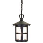 Hereford Die-Cast Aluminium Porch Lantern (Chain) in a Black Finish IP43 Rated - ELSTEAD BL21B