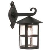 Hereford Plain Down Lantern in Die-Cast Aluminium in a Black finish IP43 - ELSTEAD BL21/G