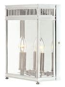 Holborn Double Solid Brass Lantern in a Polished Chrome Finish IP44 - ELSTEAD HL7/M PC