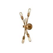Ilford 4 Light Adjustable Multi-Arm Ceiling/Wall Light in an Antique Gold Finish