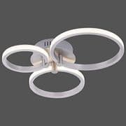 Jengen LED Ceiling Fitting in a Satin Chrome Finish