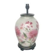 Jenny Worrall Dahlia and Alstroemeria Glass Lamp - JW78