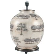 Jenny Worrall Guinea Fowl Glass Lamp - JW67