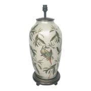 Jenny Worrall Parrot and Palm Glass Lamp - JW80