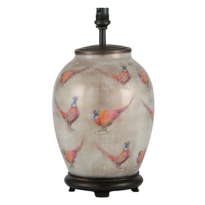 Jenny Worrall Pheasant Glass Lamp - JW70