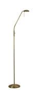 Journal Adjustable Floor/Reading Lamp in an Antique Brass Finish - där JOU5575
