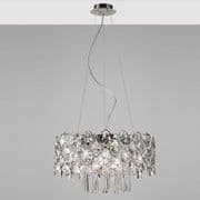 Kelsall 10 Light Pendant in Polished Chrome and Crystal