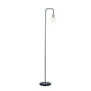 Kiefer Floor Lamp in a Matt Black and Antique Brass Finish - där KIE4922