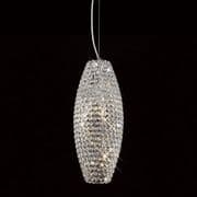 Kingsley 4 Light Pendant in Polished Chrome and Crystal