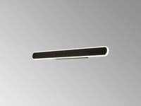 Kivirick Large 24W LED Wall Light in a Satin Black Finish