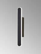 Kivirick Medium 18W LED Wall Light in a Satin Black Finish