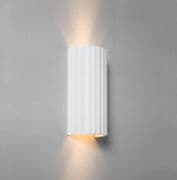 Kymi 300 White Plaster Up and Down Wall Light - astro 1335003