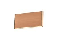 Langford 5W LED Linear Up & Down Wall Light in a Brushed Bronze Finish