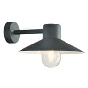 Lund Lantern finished in Black with a Clear Lens IP55 - NORLYS LUND BLACK C
