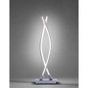 Mainz LED Table Lamp in a Satin Chrome Finish