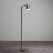 Mayfield Task/Floor Lamp in a Brushed Silver and Matt Black Finish - ENDON 95471