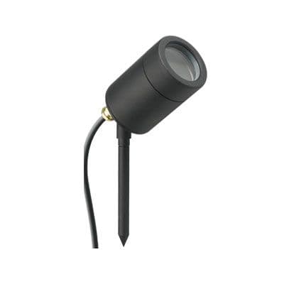 Merla Die Cast Aluminium GU10 Spike Light in a Black Finish IP65 Rated