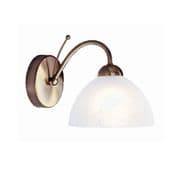 Milanese Single Wall Light in an Antique Brass Finish - SEARCHLIGHT 1131-1AB