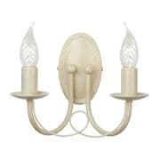 Minster Double Wall Light in an Ivory Gold Finish - ELSTEAD MN2 IG