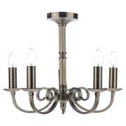 Murray 5 Light Fitting in Antique Brass - där MUR0575