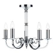 Murray 5 Light Fitting in Polished Chrome - där MUR0550