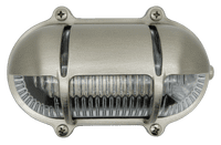Navigator Decorative Eyelid Bulkhead in a Satin Nickel Finish, IP64 Rated - 09305