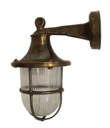 Navigator Large Wall Lantern in an Antique Brass Finish, IP64 Rated - 09132