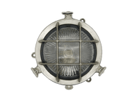 Navigator Mini Porthole Bulkhead in a Satin Nickel Finish, IP64 Rated - 09308